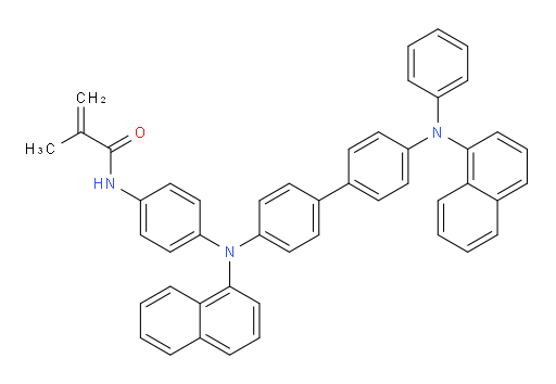 N-(4-(naphthalen-1-yl(4'-(naphthalen-1-yl(phenyl)amino)-[1,1'-biphenyl]-4-yl)amino)phenyl)methacrylamide