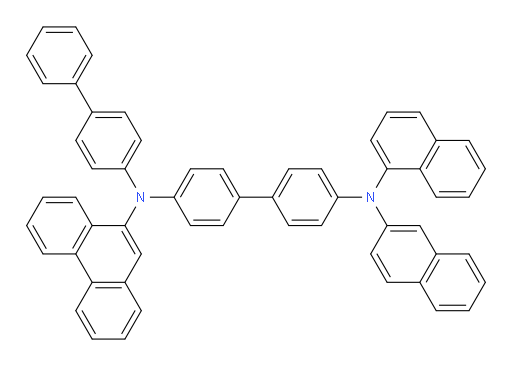 N4-([1,1'-biphenyl]-4-yl)-N4'-(naphthalen-1-yl)-N4'-(naphthalen-2-yl)-N4-(phenanthren-9-yl)-[1,1'-biphenyl]-4,4'-diamine
