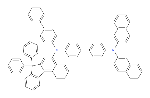 N4-([1,1'-biphenyl]-4-yl)-N4-(7,7-diphenyl-7H-benzo[c]fluoren-5-yl)-N4',N4'-di(naphthalen-2-yl)-[1,1'-biphenyl]-4,4'-diamine