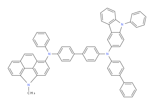 N4-([1,1'-biphenyl]-4-yl)-N4'-(4-methyl-4H-benzo[def]carbazol-1-yl)-N4'-phenyl-N4-(9-phenyl-9H-carbazol-3-yl)-[1,1'-biphenyl]-4,4'-diamine
