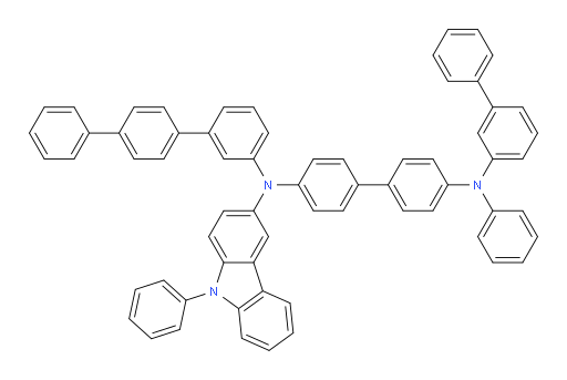N4-([1,1'-biphenyl]-3-yl)-N4'-([1,1':4',1''-terphenyl]-3-yl)-N4-phenyl-N4'-(9-phenyl-9H-carbazol-3-yl)-[1,1'-biphenyl]-4,4'-diamine