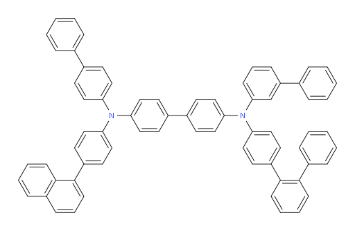 N4-([1,1'-biphenyl]-3-yl)-N4'-([1,1'-biphenyl]-4-yl)-N4-([1,1':2',1''-terphenyl]-4-yl)-N4'-(4-(naphthalen-1-yl)phenyl)-[1,1'-biphenyl]-4,4'-diamine