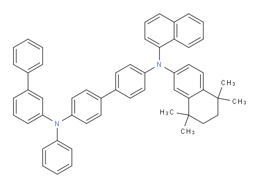 N4-([1,1'-biphenyl]-3-yl)-N4'-(naphthalen-1-yl)-N4-phenyl-N4'-(5,5,8,8-tetramethyl-5,6,7,8-tetrahydronaphthalen-2-yl)-[1,1'-biphenyl]-4,4'-diamine