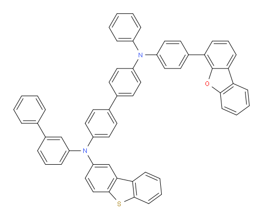 N4-([1,1'-biphenyl]-3-yl)-N4'-(4-(dibenzo[b,d]furan-4-yl)phenyl)-N4-(dibenzo[b,d]thiophen-2-yl)-N4'-phenyl-[1,1'-biphenyl]-4,4'-diamine