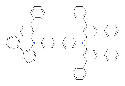 N4-([1,1'-biphenyl]-2-yl)-N4-([1,1'-biphenyl]-3-yl)-N4',N4'-di([1,1':3',1''-terphenyl]-5'-yl)-[1,1'-biphenyl]-4,4'-diamine