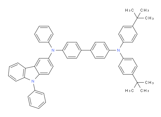 N4,N4-bis(4-(tert-butyl)phenyl)-N4'-phenyl-N4'-(9-phenyl-9H-carbazol-3-yl)-[1,1'-biphenyl]-4,4'-diamine