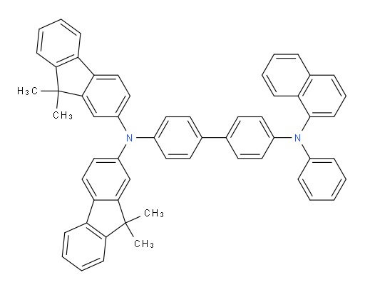 N4,N4-bis(9,9-dimethyl-9H-fluoren-2-yl)-N4'-(naphthalen-1-yl)-N4'-phenyl-[1,1'-biphenyl]-4,4'-diamine