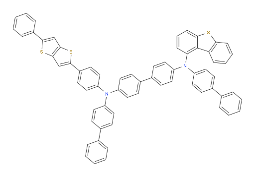 N4,N4'-di([1,1'-biphenyl]-4-yl)-N4-(dibenzo[b,d]thiophen-1-yl)-N4'-(4-(5-phenylthieno[3,2-b]thiophen-2-yl)phenyl)-[1,1'-biphenyl]-4,4'-diamine