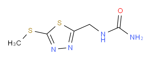 1-((5-(methylthio)-1,3,4-thiadiazol-2-yl)methyl)urea