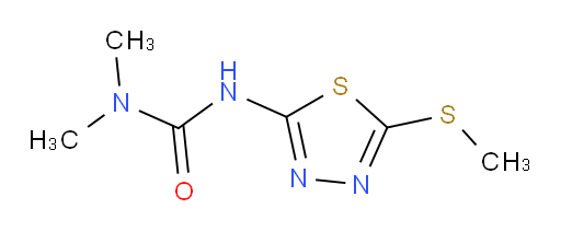 1,1-dimethyl-3-(5-(methylthio)-1,3,4-thiadiazol-2-yl)urea