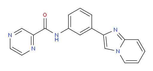 N-(3-(imidazo[1,2-a]pyridin-2-yl)phenyl)pyrazine-2-carboxamide
