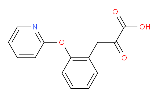 2-oxo-3-(2-(pyridin-2-yloxy)phenyl)propanoic acid