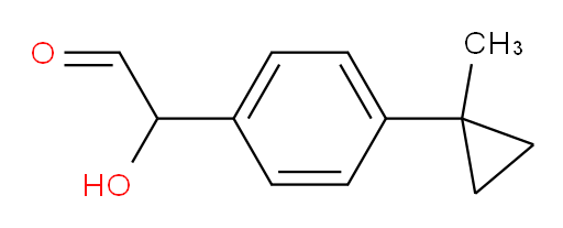 2-hydroxy-2-(4-(1-methylcyclopropyl)phenyl)acetaldehyde