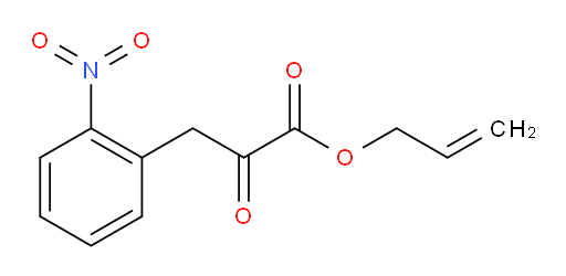 allyl 3-(2-nitrophenyl)-2-oxopropanoate