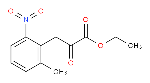 ethyl 3-(2-methyl-6-nitrophenyl)-2-oxopropanoate