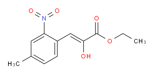 (Z)-ethyl 2-hydroxy-3-(4-methyl-2-nitrophenyl)acrylate