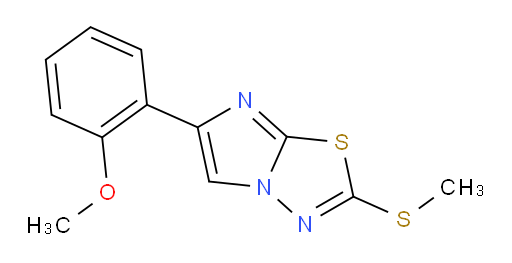 6-(2-methoxyphenyl)-2-(methylthio)imidazo[2,1-b][1,3,4]thiadiazole