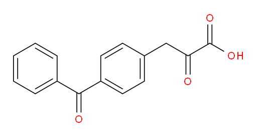 3-(4-benzoylphenyl)-2-oxopropanoic acid
