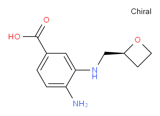 (S)-4-amino-3-((oxetan-2-ylmethyl)amino)benzoic acid