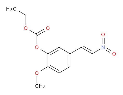 (E)-ethyl (2-methoxy-5-(2-nitrovinyl)phenyl) carbonate