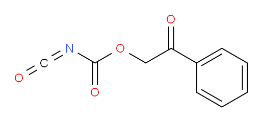 2-oxo-2-phenylethyl carbonisocyanatidate