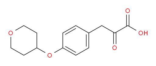 2-oxo-3-(4-((tetrahydro-2H-pyran-4-yl)oxy)phenyl)propanoic acid