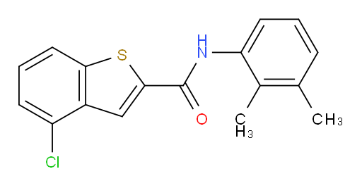 4-chloro-N-(2,3-dimethylphenyl)benzo[b]thiophene-2-carboxamide