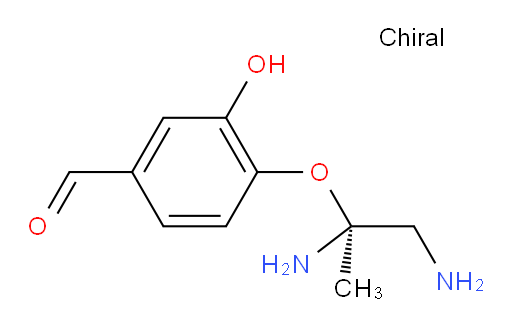 (S)-4-((1,2-diaminopropan-2-yl)oxy)-3-hydroxybenzaldehyde