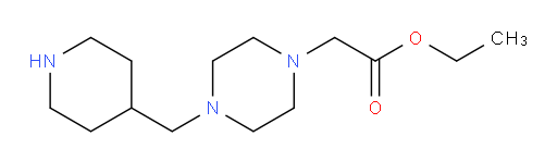ethyl 2-(4-(piperidin-4-ylmethyl)piperazin-1-yl)acetate