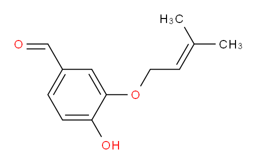 4-hydroxy-3-((3-methylbut-2-en-1-yl)oxy)benzaldehyde
