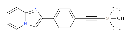 2-(4-((trimethylsilyl)ethynyl)phenyl)imidazo[1,2-a]pyridine