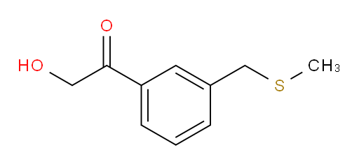 2-hydroxy-1-(3-((methylthio)methyl)phenyl)ethanone
