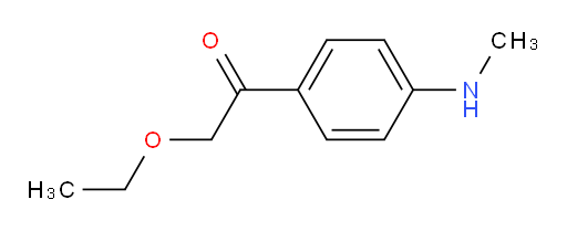 2-ethoxy-1-(4-(methylamino)phenyl)ethanone