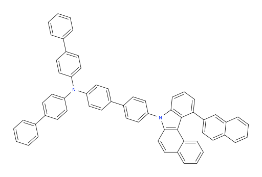 N,N-di([1,1'-biphenyl]-4-yl)-4'-(11-(naphthalen-2-yl)-7H-benzo[c]carbazol-7-yl)-[1,1'-biphenyl]-4-amine