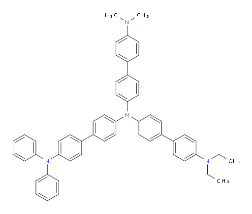 N4-(4'-(diethylamino)-[1,1'-biphenyl]-4-yl)-N4-(4'-(dimethylamino)-[1,1'-biphenyl]-4-yl)-N4',N4'-diphenyl-[1,1'-biphenyl]-4,4'-diamine