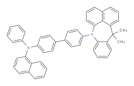 N-(4'-(12,12-dimethylbenzo[f]naphtho[1,8-bc]azepin-7(12H)-yl)-[1,1'-biphenyl]-4-yl)-N-phenylnaphthalen-1-amine