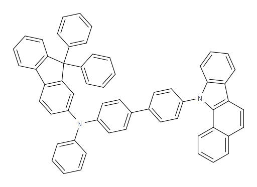 N-(4'-(11H-benzo[a]carbazol-11-yl)-[1,1'-biphenyl]-4-yl)-N,9,9-triphenyl-9H-fluoren-2-amine