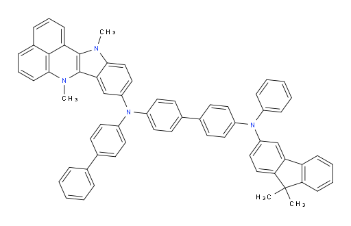 N4-([1,1'-biphenyl]-4-yl)-N4-(7,12-dimethyl-7,12-dihydrobenzo[de]indolo[3,2-b]quinolin-9-yl)-N4'-(9,9-dimethyl-9H-fluoren-3-yl)-N4'-phenyl-[1,1'-biphenyl]-4,4'-diamine
