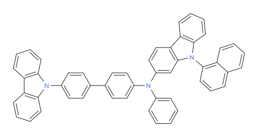 N-(4'-(9H-carbazol-9-yl)-[1,1'-biphenyl]-4-yl)-9-(naphthalen-1-yl)-N-phenyl-9H-carbazol-2-amine