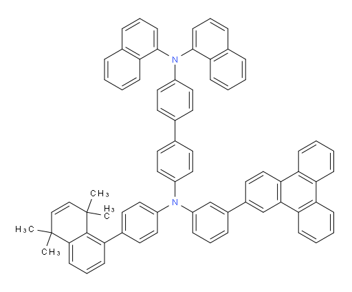 N4,N4-di(naphthalen-1-yl)-N4'-(4-(5,5,8,8-tetramethyl-5,8-dihydronaphthalen-1-yl)phenyl)-N4'-(3-(triphenylen-2-yl)phenyl)-[1,1'-biphenyl]-4,4'-diamine