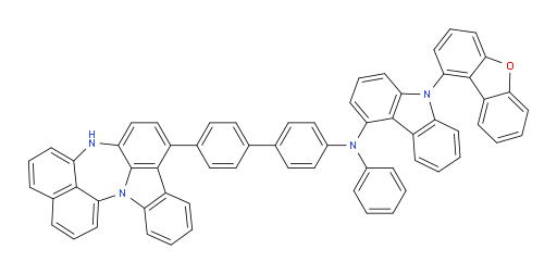 N-(4'-(4H-naphtho[1',8':5,6,7][1,4]diazepino[3,2,1-jk]carbazol-7-yl)-[1,1'-biphenyl]-4-yl)-9-(dibenzo[b,d]furan-1-yl)-N-phenyl-9H-carbazol-4-amine