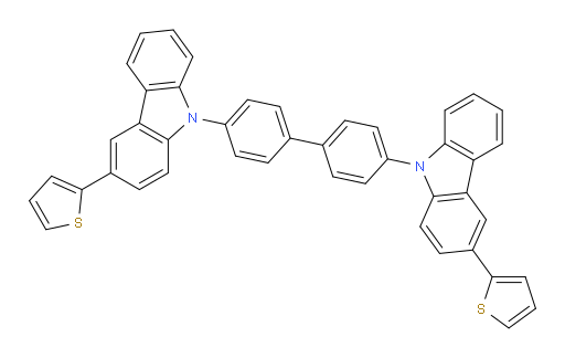4,4'-bis(3-(thiophen-2-yl)-9H-carbazol-9-yl)-1,1'-biphenyl