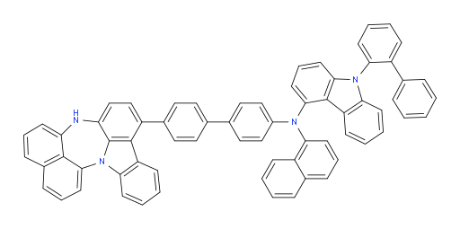 N-(4'-(4H-naphtho[1',8':5,6,7][1,4]diazepino[3,2,1-jk]carbazol-7-yl)-[1,1'-biphenyl]-4-yl)-9-([1,1'-biphenyl]-2-yl)-N-(naphthalen-1-yl)-9H-carbazol-4-amine