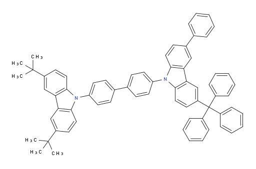 3,6-di-tert-butyl-9-(4'-(3-phenyl-6-trityl-9H-carbazol-9-yl)-[1,1'-biphenyl]-4-yl)-9H-carbazole