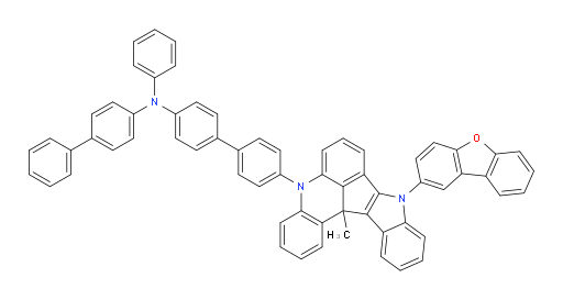 N-([1,1'-biphenyl]-4-yl)-4'-(9-(dibenzo[b,d]furan-2-yl)-13c-methyl-9,13c-dihydro-5H-indolo[3',2':4,5]cyclopenta[1,2,3-kl]acridin-5-yl)-N-phenyl-[1,1'-biphenyl]-4-amine