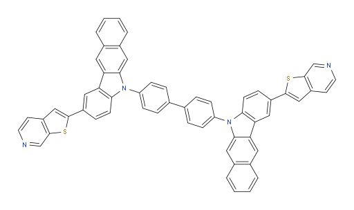 4,4'-bis(2-(thieno[2,3-c]pyridin-2-yl)-5H-benzo[b]carbazol-5-yl)-1,1'-biphenyl