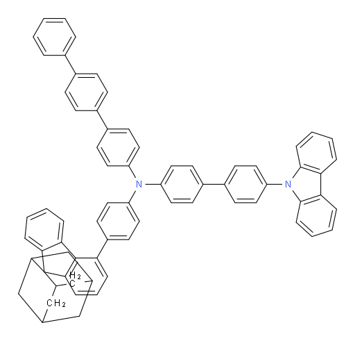 N-(4'-(9H-carbazol-9-yl)-[1,1'-biphenyl]-4-yl)-N-(4-(spiro[adamantane-2,9'-fluoren]-4'-yl)phenyl)-[1,1':4',1''-terphenyl]-4-amine