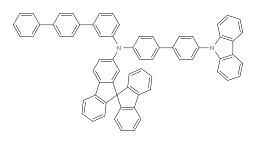 N-(4'-(9H-carbazol-9-yl)-[1,1'-biphenyl]-4-yl)-N-([1,1':4',1''-terphenyl]-3-yl)-9,9'-spirobi[fluoren]-2-amine