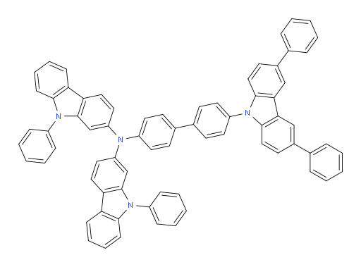 N-(4'-(3,6-diphenyl-9H-carbazol-9-yl)-[1,1'-biphenyl]-4-yl)-9-phenyl-N-(9-phenyl-9H-carbazol-2-yl)-9H-carbazol-2-amine