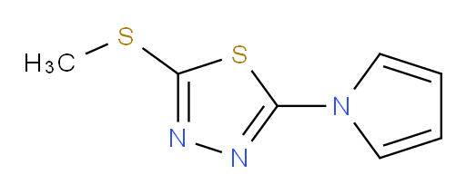 2-(methylthio)-5-(1H-pyrrol-1-yl)-1,3,4-thiadiazole